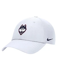 Nike Men's White UConn Huskies 2025 On-Field Club Performance Adjustable Hat