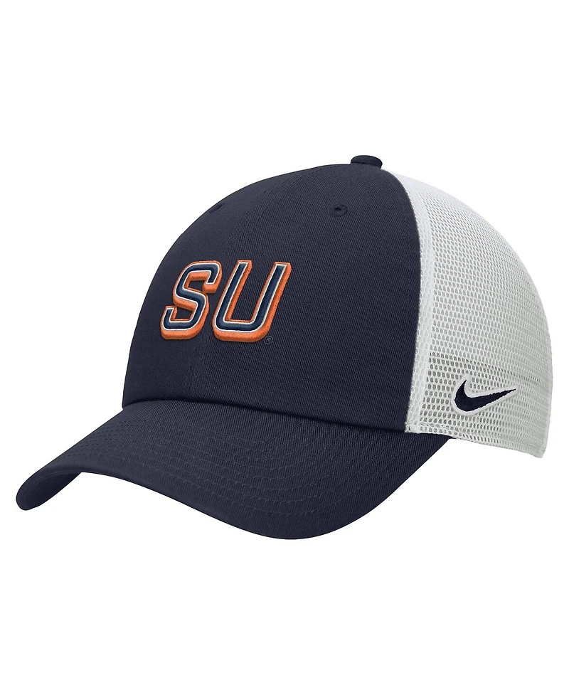 Nike Men's Navy Syracuse Orange On-Field Club Adjustable Trucker Hat