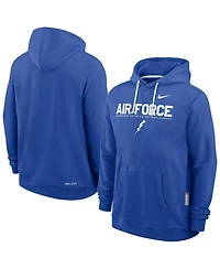 Nike Men's Royal Air Force Falcons 2025 Sideline Performance Pullover Hoodie