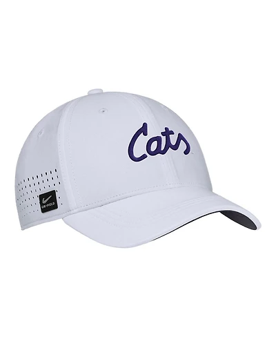 Nike Men's White Kansas State Wildcats 2025 On-Field Performance Flex Hat