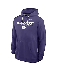 Nike Men's Purple Kansas State Wildcats 2025 Sideline Performance Pullover Hoodie