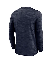 Nike Men's Navy Syracuse Orange 2025 Sideline Velocity Performance Long Sleeve T-Shirt