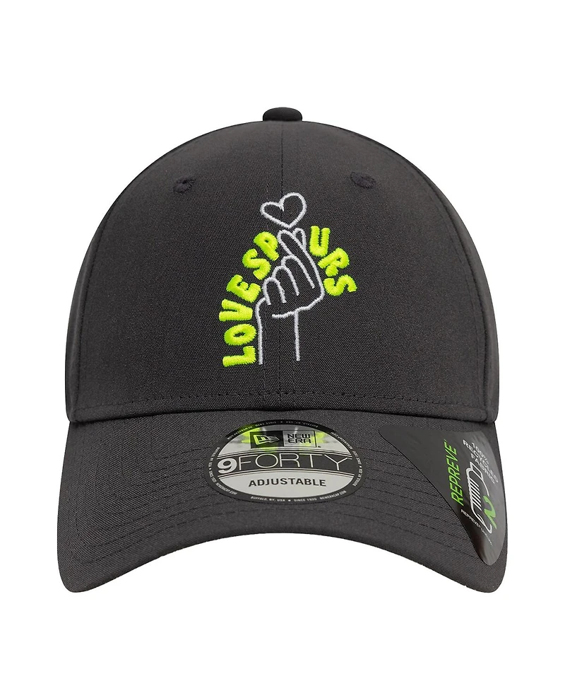 New Era Men's Gray Tottenham Hotspur Korea 9FORTY Adjustable Hat