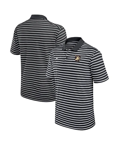 Nike Men's Black Army Black Knights Victory Stripe Performance Polo Shirt