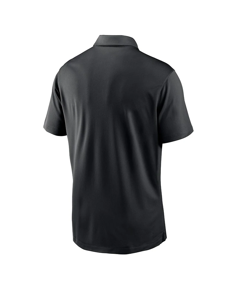 Nike Men's Black Purdue Boilermakers Victory Solid Performance Polo Shirt