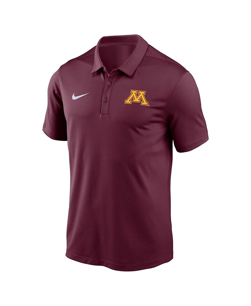 Nike Men's Maroon Minnesota Golden Gophers Victory Solid Performance Polo Shirt
