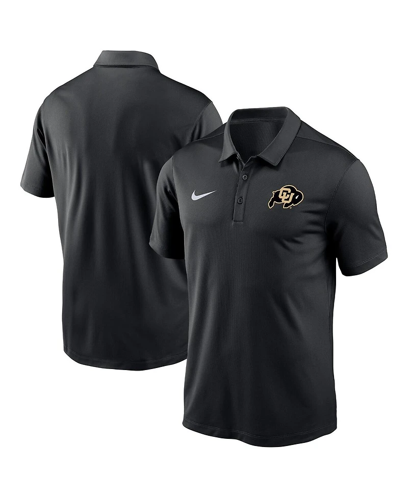 Nike Men's Black Colorado Buffaloes Victory Solid Performance Polo Shirt