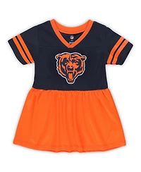 Outerstuff Girls Toddler Navy Chicago Bears Stadium Lights Fashion Jersey Dress