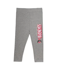 Outerstuff Baby Boys and Girls Scarlet Ohio State Buckeyes Clubhouse Pullover Hoodie Legging Set