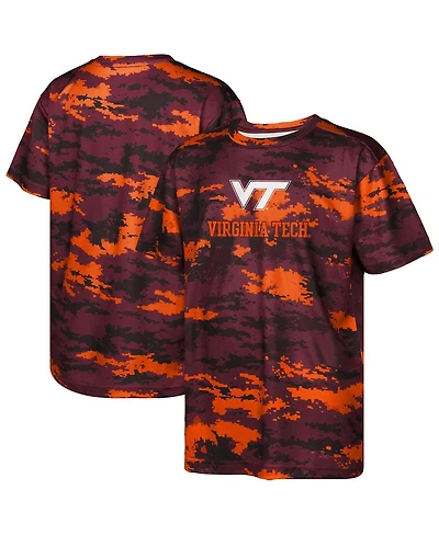 Outerstuff Big Boys and Girls Maroon Virginia Tech Hokies Scrimmage Sublimated T-Shirt