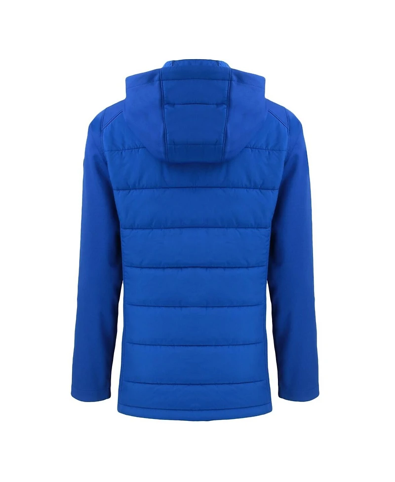 Cutter & Buck Women's Royal Buffalo Bills Throwback Evoke Hybrid Eco Softshell Full-Zip Hoodie Jacket