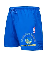 Pro Standard Men's Royal Golden State Warriors Area Code Shorts
