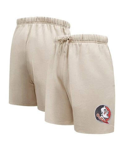 Pro Standard Men's Tan Florida State Seminoles Neutral Relaxed Shorts