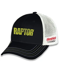 Checkered Flag Sports Men's and Women's Black William Byron Raptor Sponsor Trucker Adjustable Hat