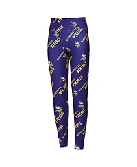Concepts Sport Women's Purple Minnesota Vikings Breakthrough Allover Print Knit Sleep Leggings