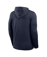 Nike Men's Navy Toledo Rockets Sideline Dri-fit Lightweight Hooded Sweatshirt