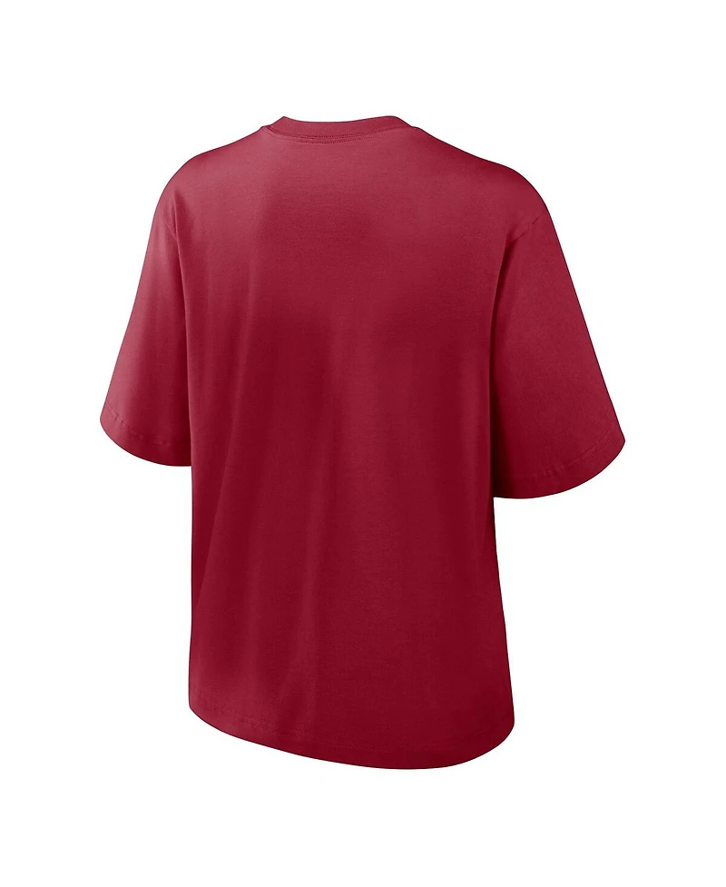 Nike Women's Cardinal Arkansas Razorbacks Boxy T-Shirt
