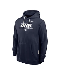 Nike Men's Navy New Hampshire Wildcats 2025 Sideline Performance Pullover Hoodie