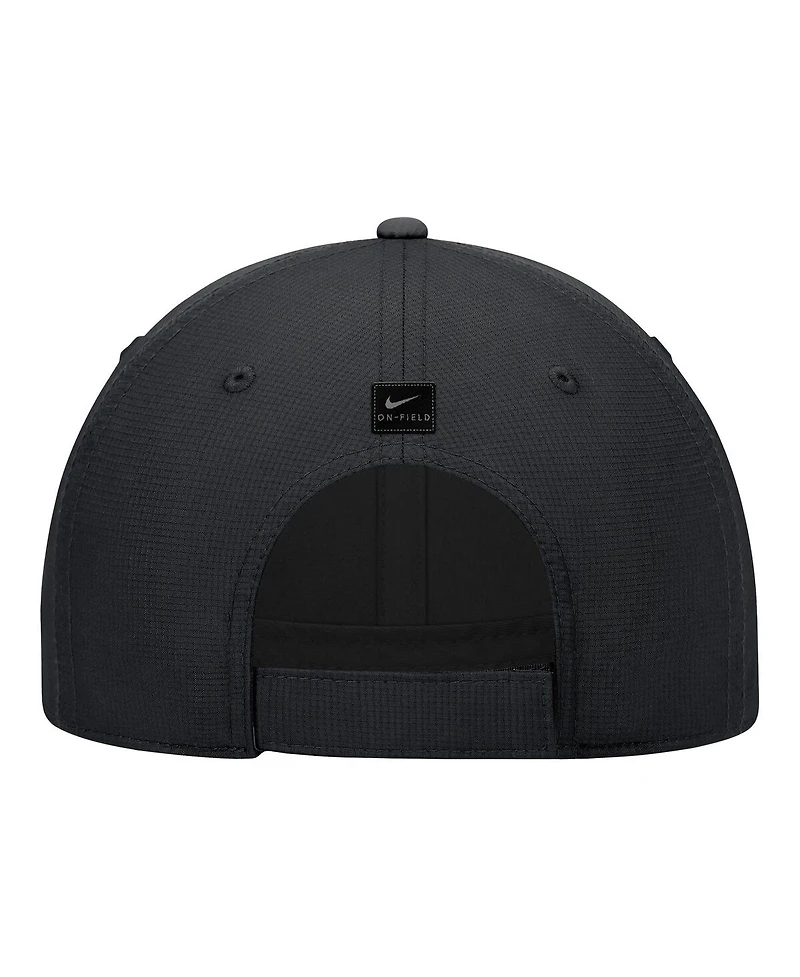 Nike Men's Black Team Usa On-Field Club Ripstop Dri-fit Adjustable Hat