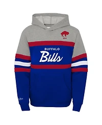 Mitchell & Ness Big Boys and Girls Royal Buffalo Bills Throwback Head Coach Pullover Hoodie