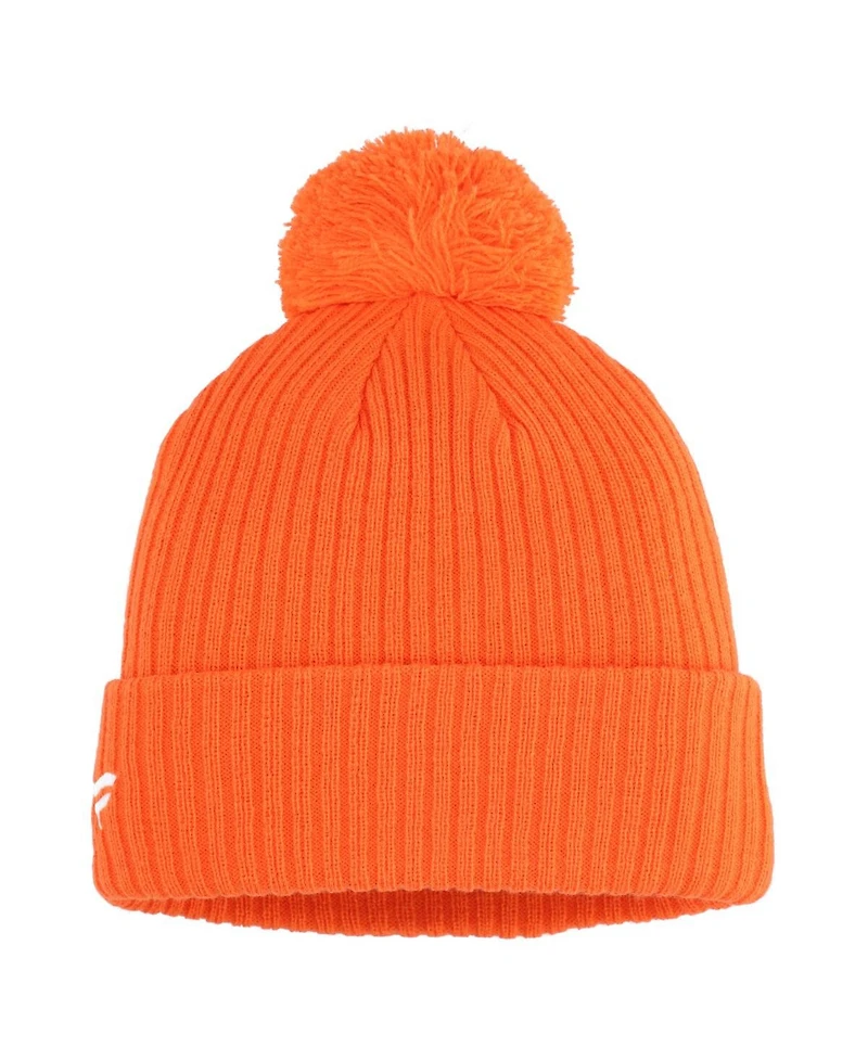 Fanatics Men's Orange Philadelphia Flyers Cuffed with Pom Knit Hat