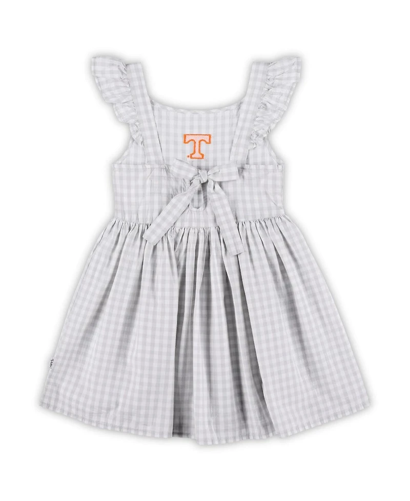 Garb Girls Toddler White Tennessee Volunteers Constance Gingham Dress