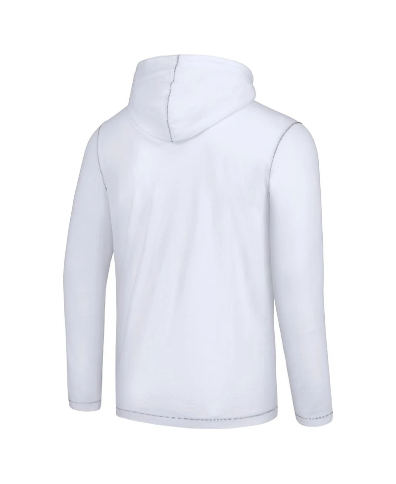 Tommy Bahama Men's White Philadelphia Eagles Graffiti Touchdown Pullover Hoodie
