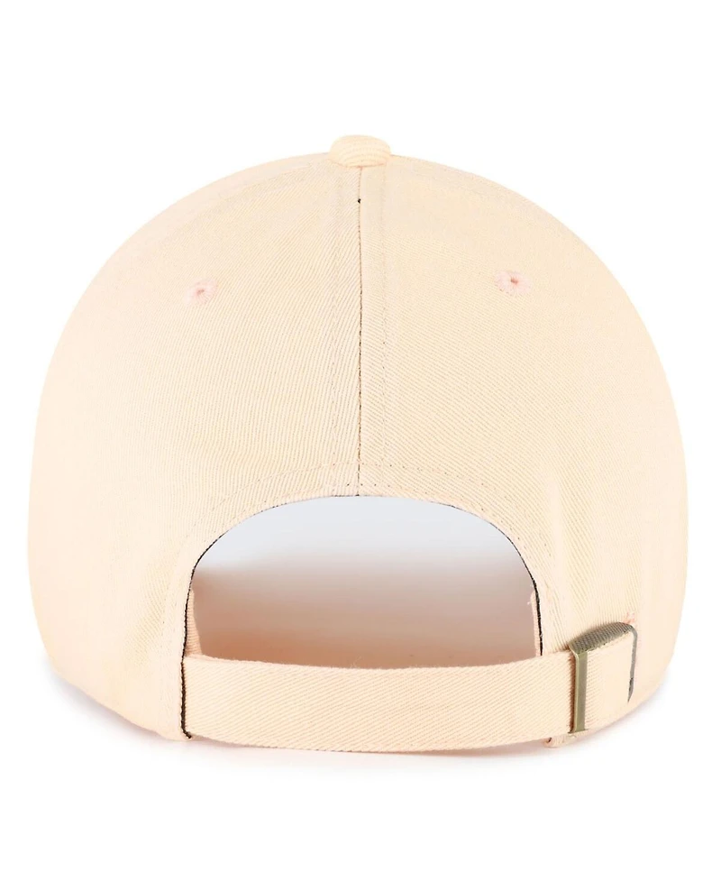 '47 Brand Men's Light Orange Clemson Tigers Vault Clean Up Adjustable Hat