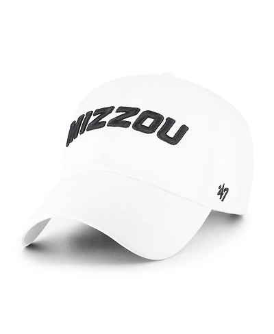 '47 Brand Men's White Missouri Tigers Clean Up Adjustable Hat