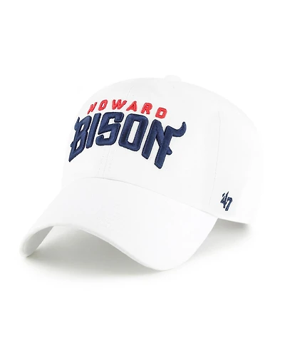 '47 Brand Men's White Howard Bison Clean Up Adjustable Hat