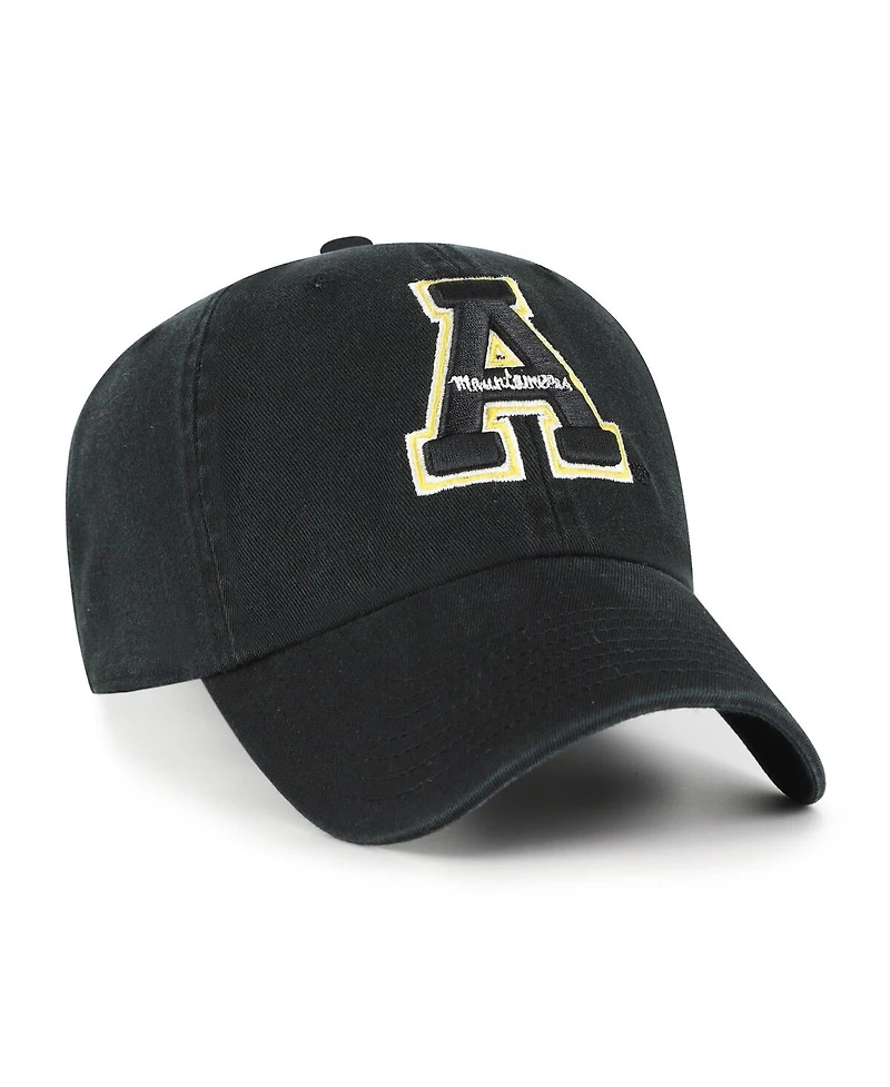 '47 Brand Men's Black Appalachian State Mountaineers Clean Up Adjustable Hat