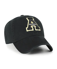 '47 Brand Men's Black Appalachian State Mountaineers Clean Up Adjustable Hat