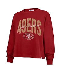 '47 Brand Women's Scarlet San Francisco 49ers Muse Sydney Long Sleeve T-Shirt
