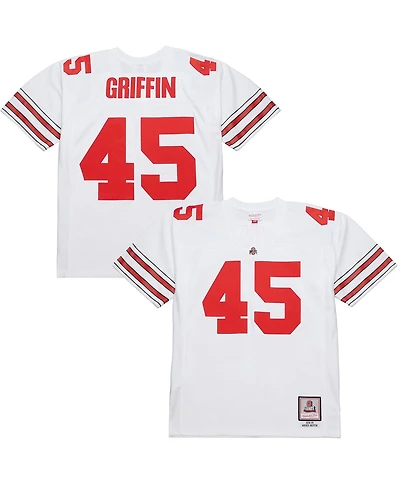 Mitchell & Ness Men's Archie Griffin White Ohio State Buckeyes 1975 College Vault Legacy Jersey