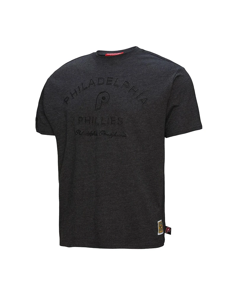 Mitchell & Ness Women's Black Philadelphia Phillies Boyfriend T-Shirt