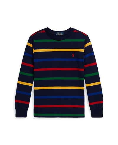 Polo Ralph Lauren Toddler and Little Boys Striped Long Sleeve T-Shirt