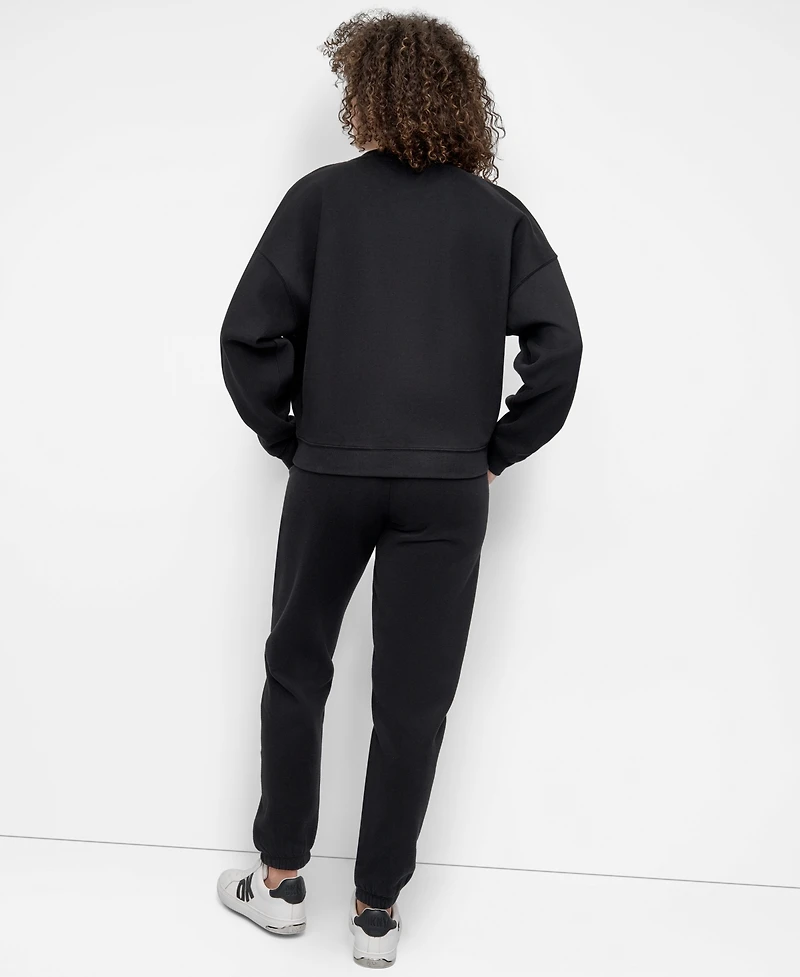 Dkny Women's Crew Neck Long Sleeves Top