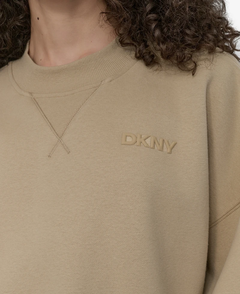 Dkny Women's Crew Neck Long Sleeves Top
