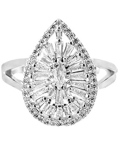 Giani Bernini Cubic Zirconia Teardrop Statement Ring, Created for Macy's
