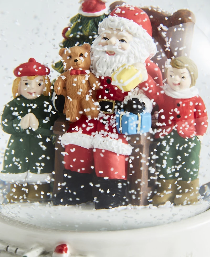 Spode Christmas Tree Christmas Village Snow Globe
