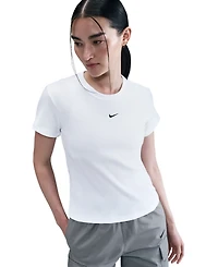 Nike Sportswear Women's Tight Ribbed Short Sleeve T-Shirt
