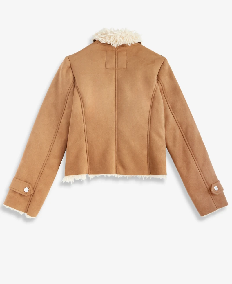 Jou Girls 4-8 Open-Front Collared Neck Jacket