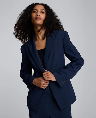 Kenneth Cole Women's Slim-fit Peak Lapel Blazer