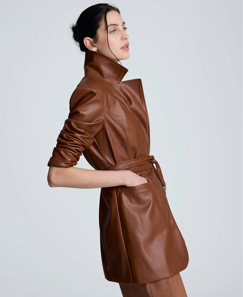 Kenneth Cole Women's Belted Trench Coat