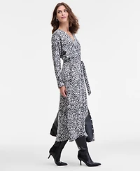 I.n.c. International Concepts Women's Dolman-Sleeve Surplice-Neck Dress, Macy's Exclusive