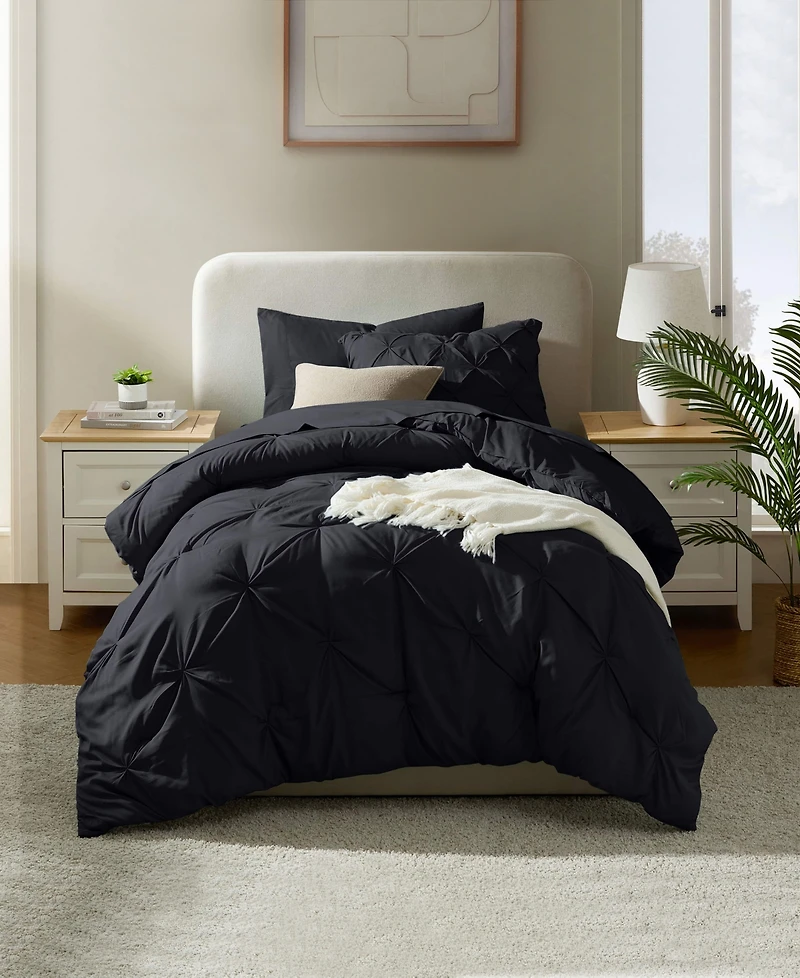 Nestl Luxury Soft Pinch Pleat 5-Pc. Comforter Set