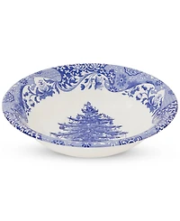 Spode Blue Italian Christmas Cereal Bowls, Set of 4