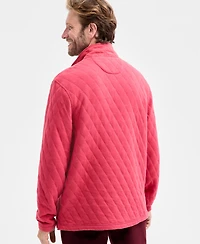 Club Room Men's Quilted Snap Mock Neck Sweater, Macy's Exclusive
