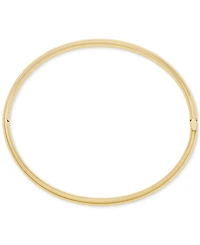 Macy's 14k Gold Polished Hinge Bangle Bracelet