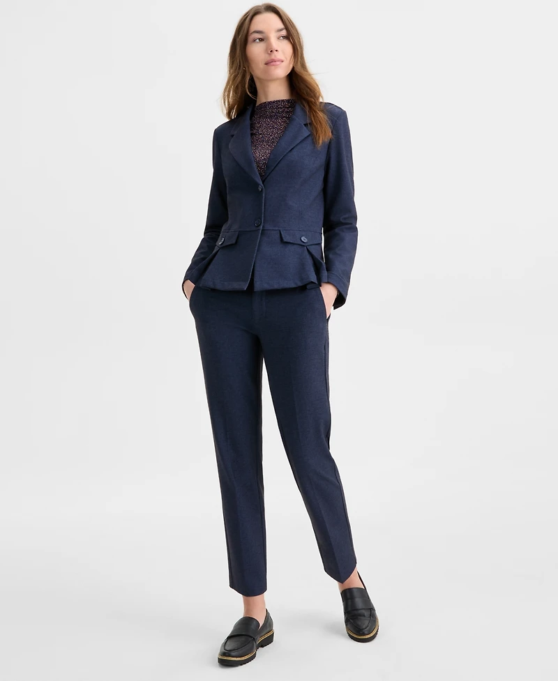 Liverpool Los Angeles Women's Peplum-Hem Blazer